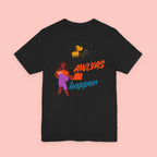 T‑Shirt — "Always Happen" Graphic Tee with Woman & Thought Bubble