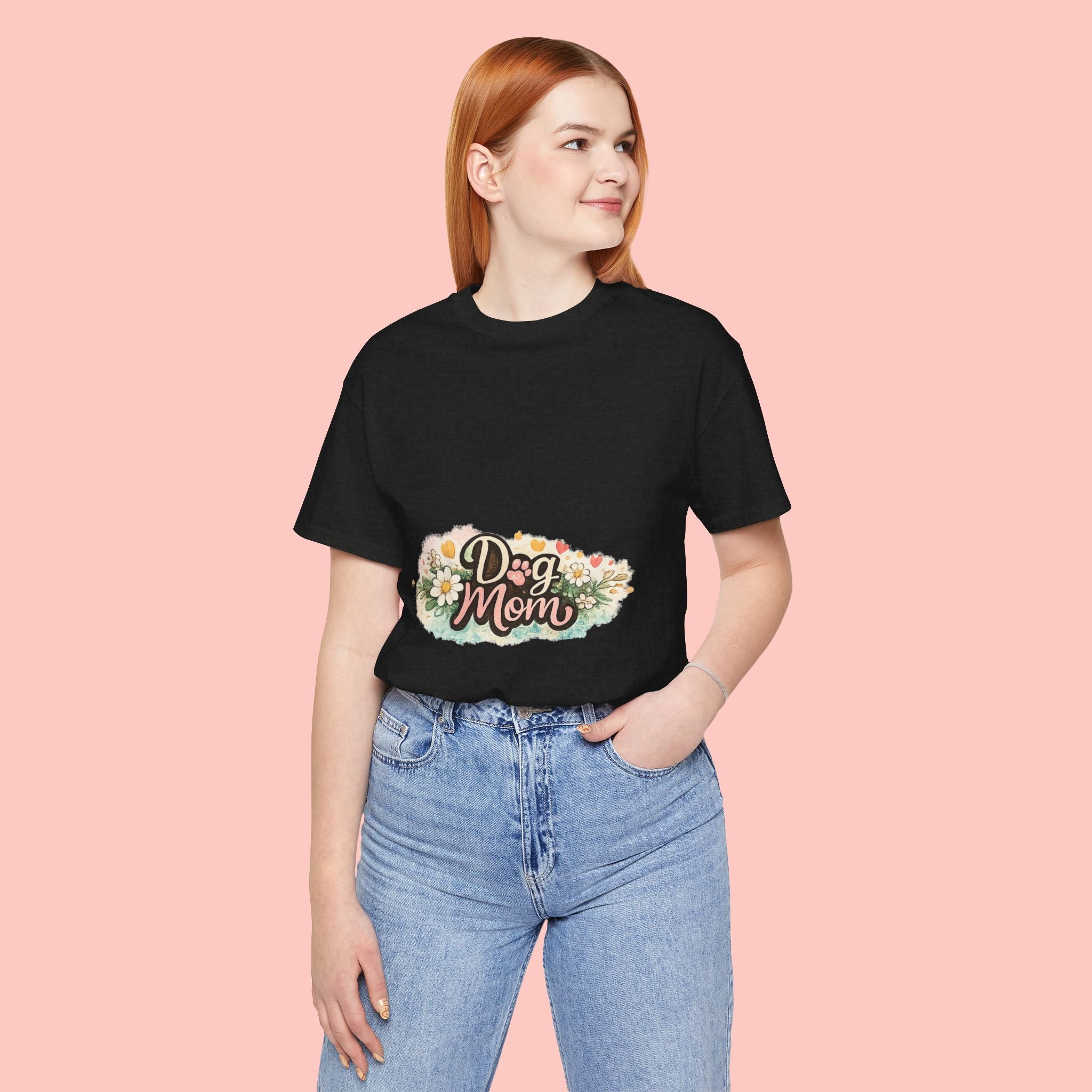 Dog Mom Floral Tee