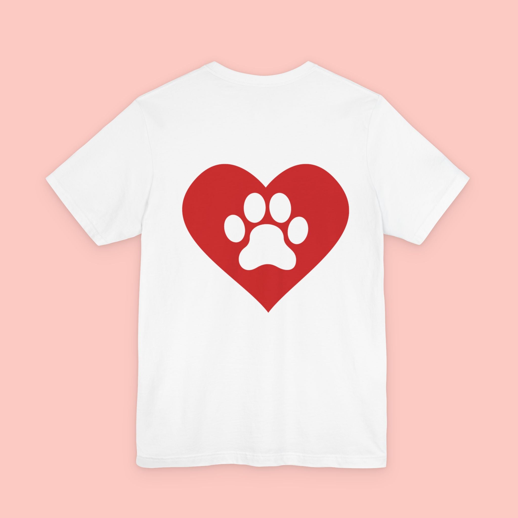 Pet Lover Heart Paw T-Shirt