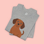 Dachshund Puppy Tee — "Nothing Better Than My Dog" Cute Dog Lover T-Shirt
