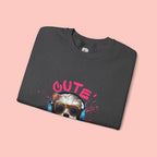 Cute Dog Sweatshirt — Cool Pup with Headphones Graphic Crewneck