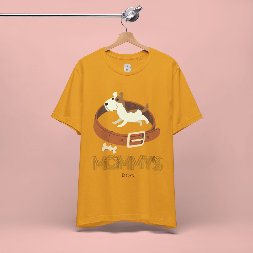 Mommy's Dog T-Shirt – Cute Puppy & Collar Graphic Tee for Dog Moms