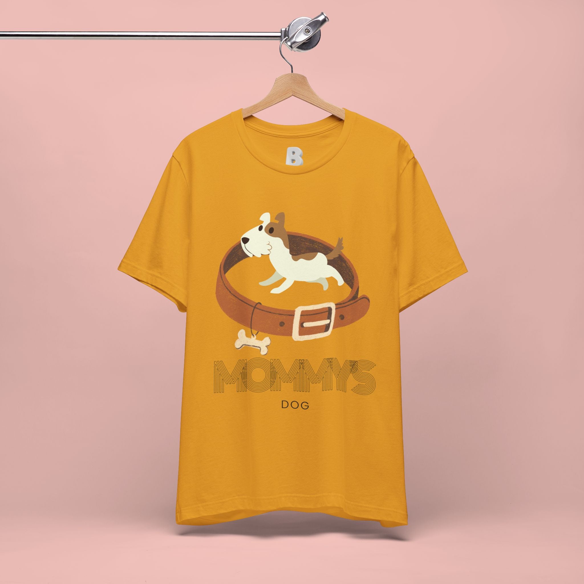 Mommy's Dog T-Shirt – Cute Puppy & Collar Graphic Tee for Dog Moms