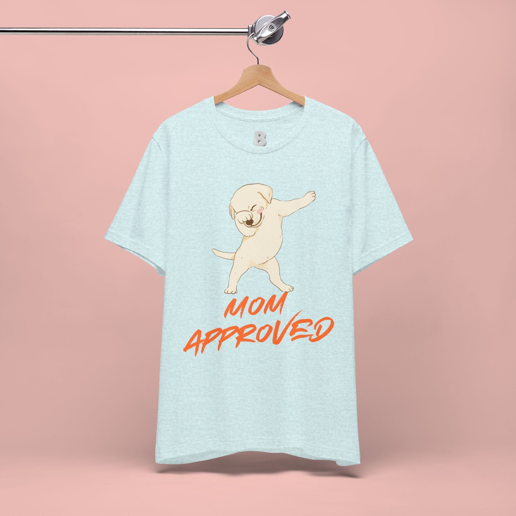 Mom Approved Tee — Dab Dog Graphic T‑Shirt