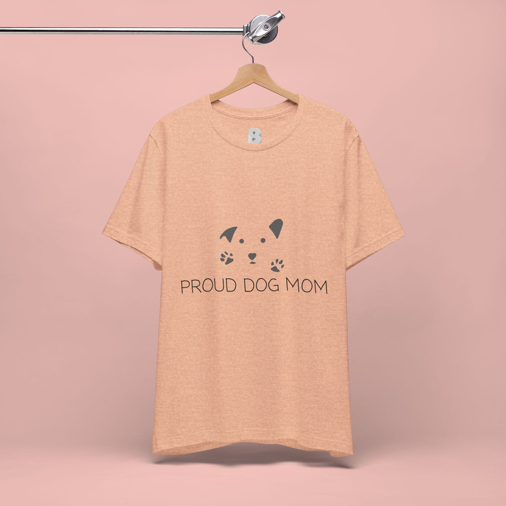 Proud Dog Mom T-Shirt — Cute Paw Print Dog Mom Tee