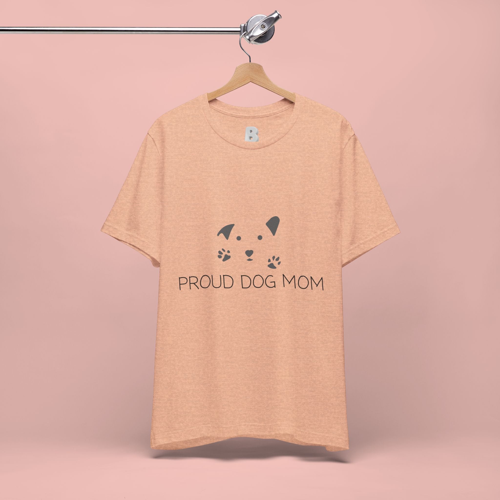Proud Dog Mom T-Shirt — Cute Paw Print Dog Mom Tee