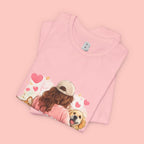 Dog Mom T-Shirt - Cute Woman with Dogs Graphic Tee