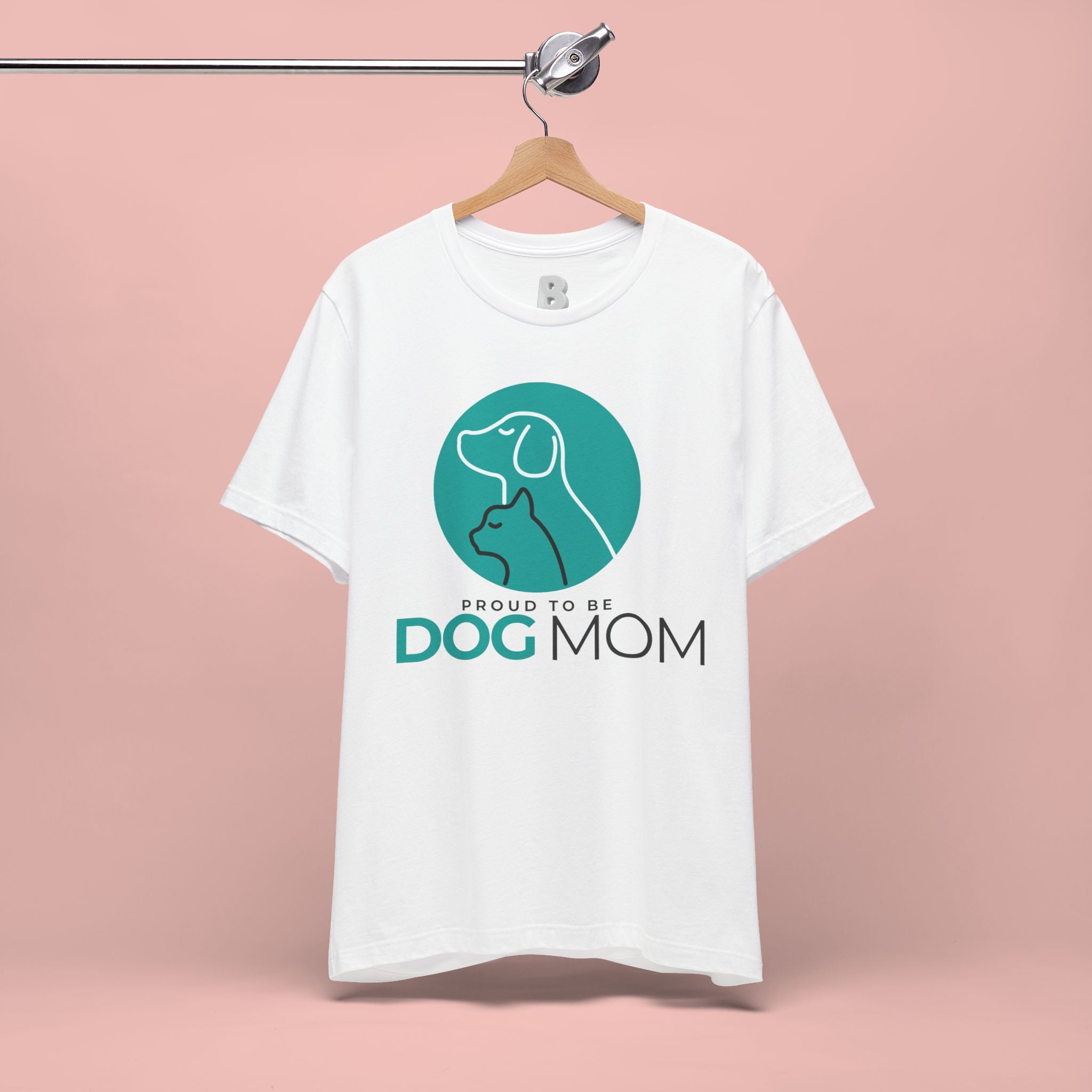Dog Mom T-Shirt – "Proud to Be Dog Mom" Graphic Tee