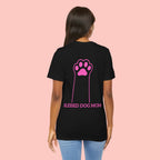 Blessed Dog Mom T-Shirt — Pink Paw Graphic Dog Lover Tee