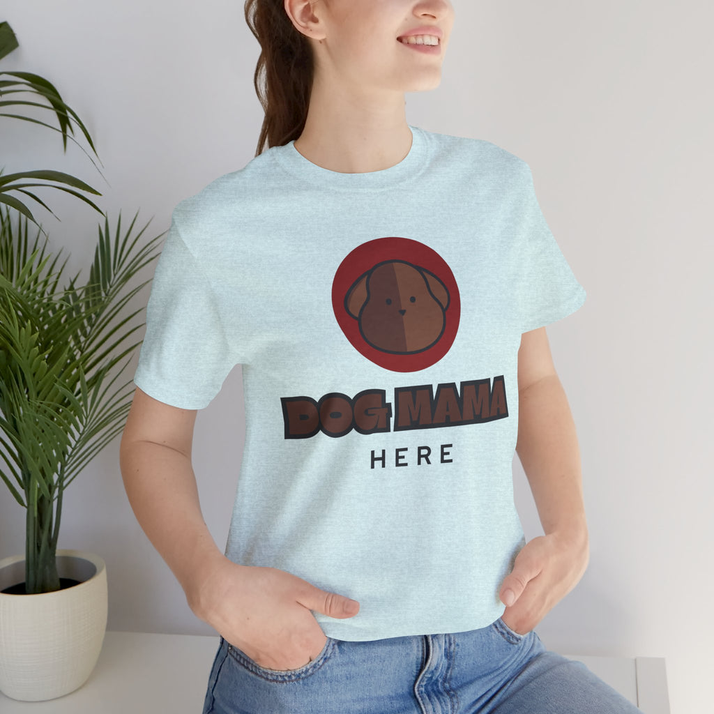 Dog Mama T-Shirt – Cute Brown Pup Graphic Tee