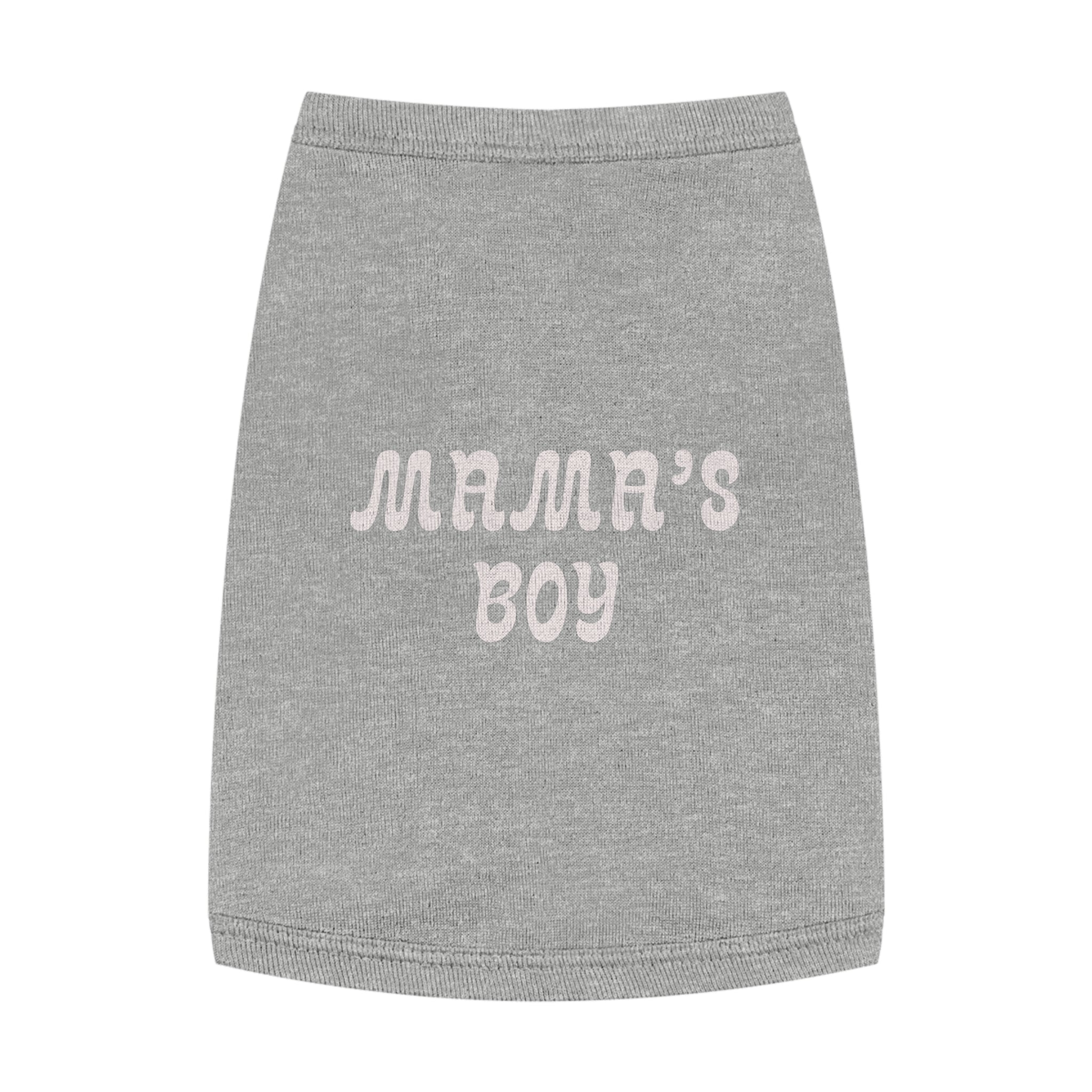 Mama's Boy Pet Tank Top - Cute Soft Dog Tee