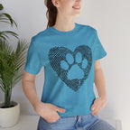 Fingerprint Heart Paw T-Shirt — Dog Paw Love Tee