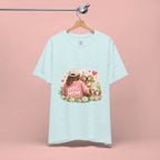 Dog Mom T-Shirt — Cute Floral Puppy Tee for Dog Lovers