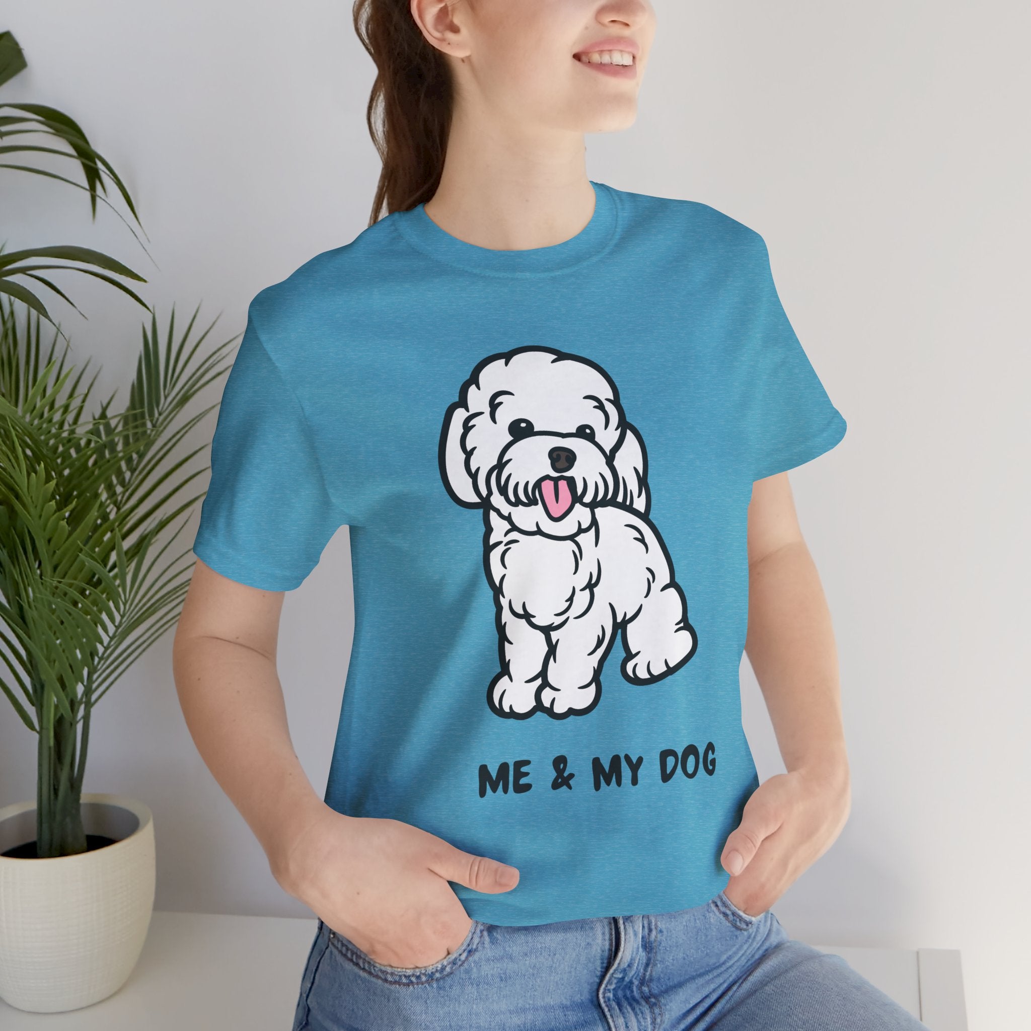 Me & My Dog T-Shirt — Cute Cartoon Puppy Tee for Dog Lovers