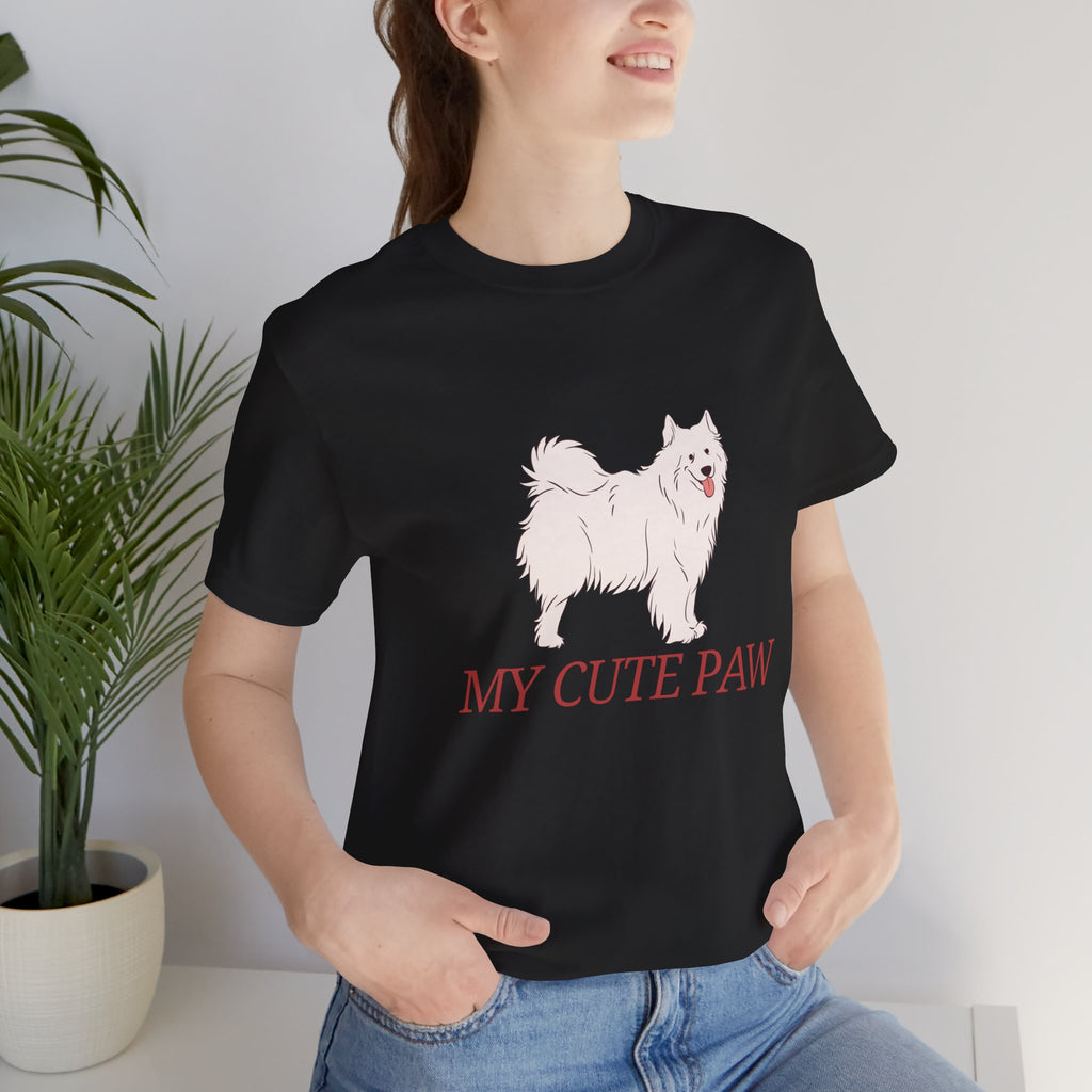 My Cute Paw Samoyed T‑Shirt — Cute Dog Graphic Tee for Pet Lovers