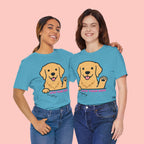 Love Your Dog Tee — Cute Golden Retriever Graphic T-Shirt