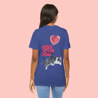 Kiss Your Dog Tee — Corgi Heart Balloon Graphic T-Shirt
