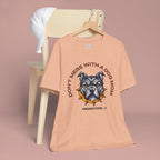 Dog Mom Tee — “Don't Mess With a Dog Mom” Graphic T‑Shirt