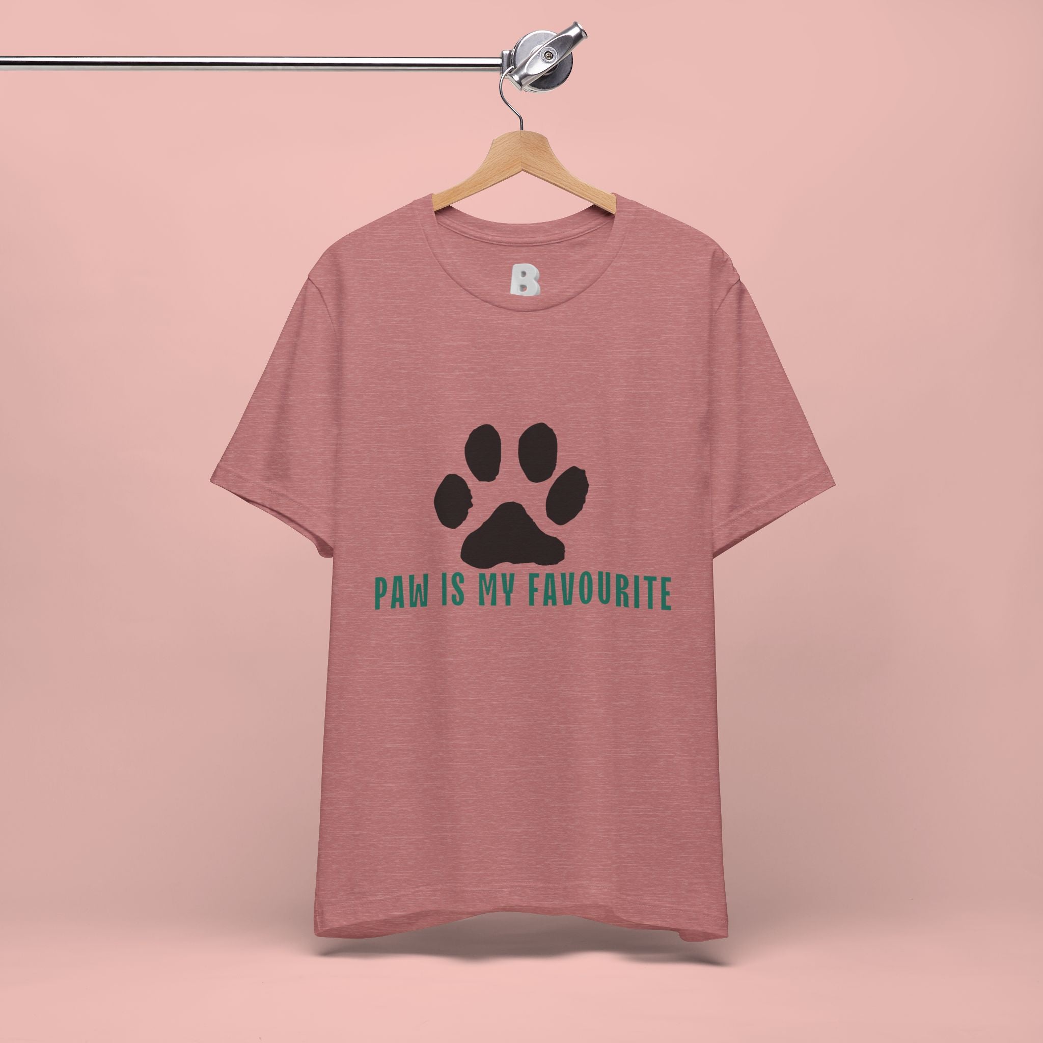 Paw Is My Favourite T‑Shirt — Dog Lover Paw Print Tee