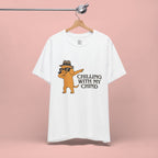 Chilling With My Chind T-Shirt — Funny Dabbing Cat Graphic Tee