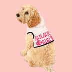 Pet Hoodie — "Mama’s Girl" Pink Heart Puppy Hoodie