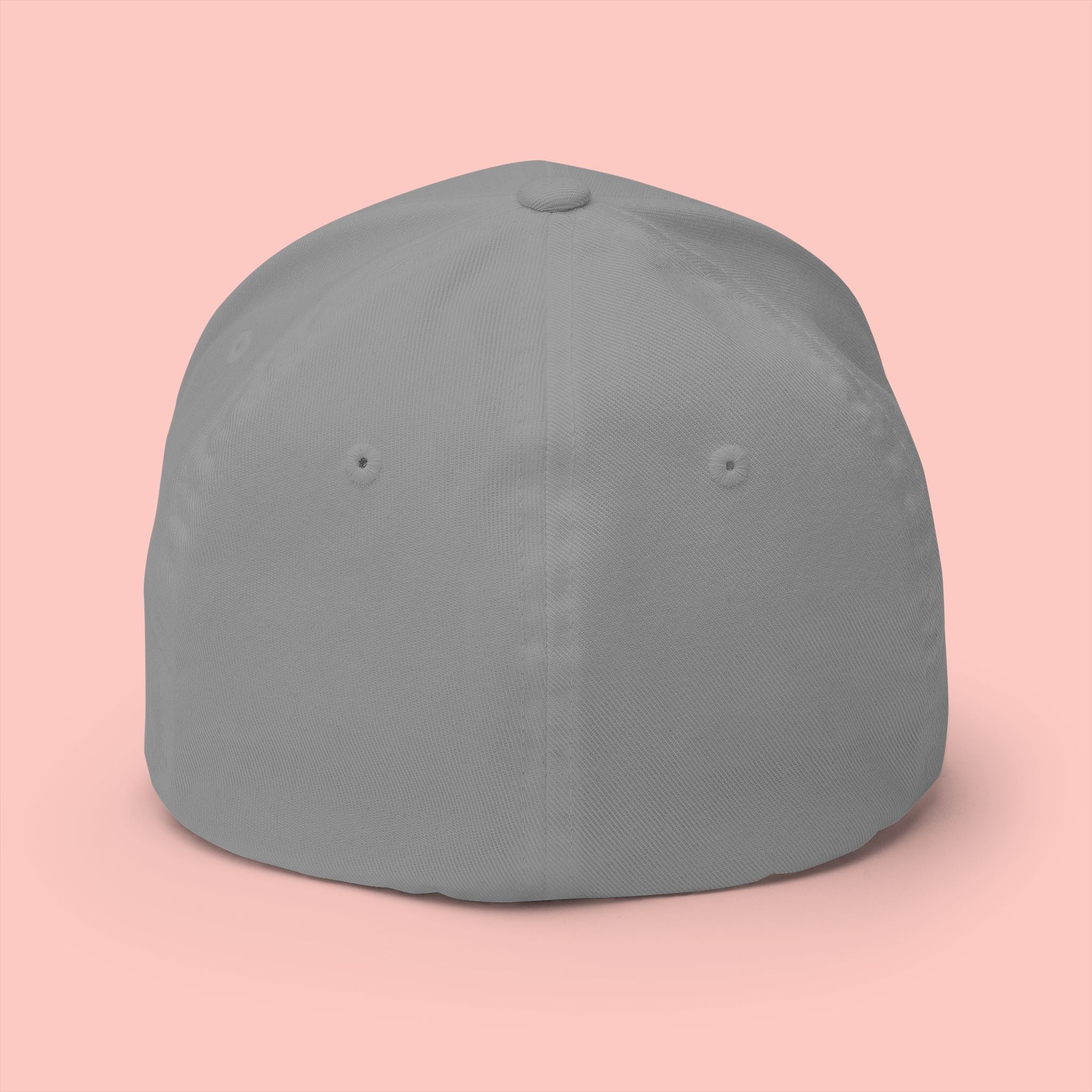 Dog Mom Embroidered Cap – White Structured Baseball Hat