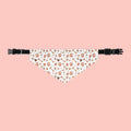 Floral Paw Print Pet Bandana Collar — Cute Spring Dog & Cat Accessory