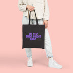 Dog Mom Tote Bag — "In My Dog Mom Era" Canvas Grocery & Everyday Tote