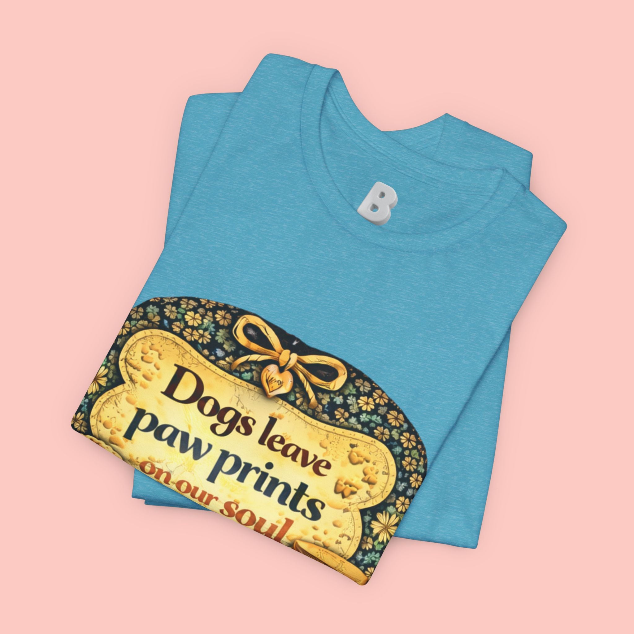 Dogs Leave Paw Prints Tee – Vintage Pet Lover T‑Shirt