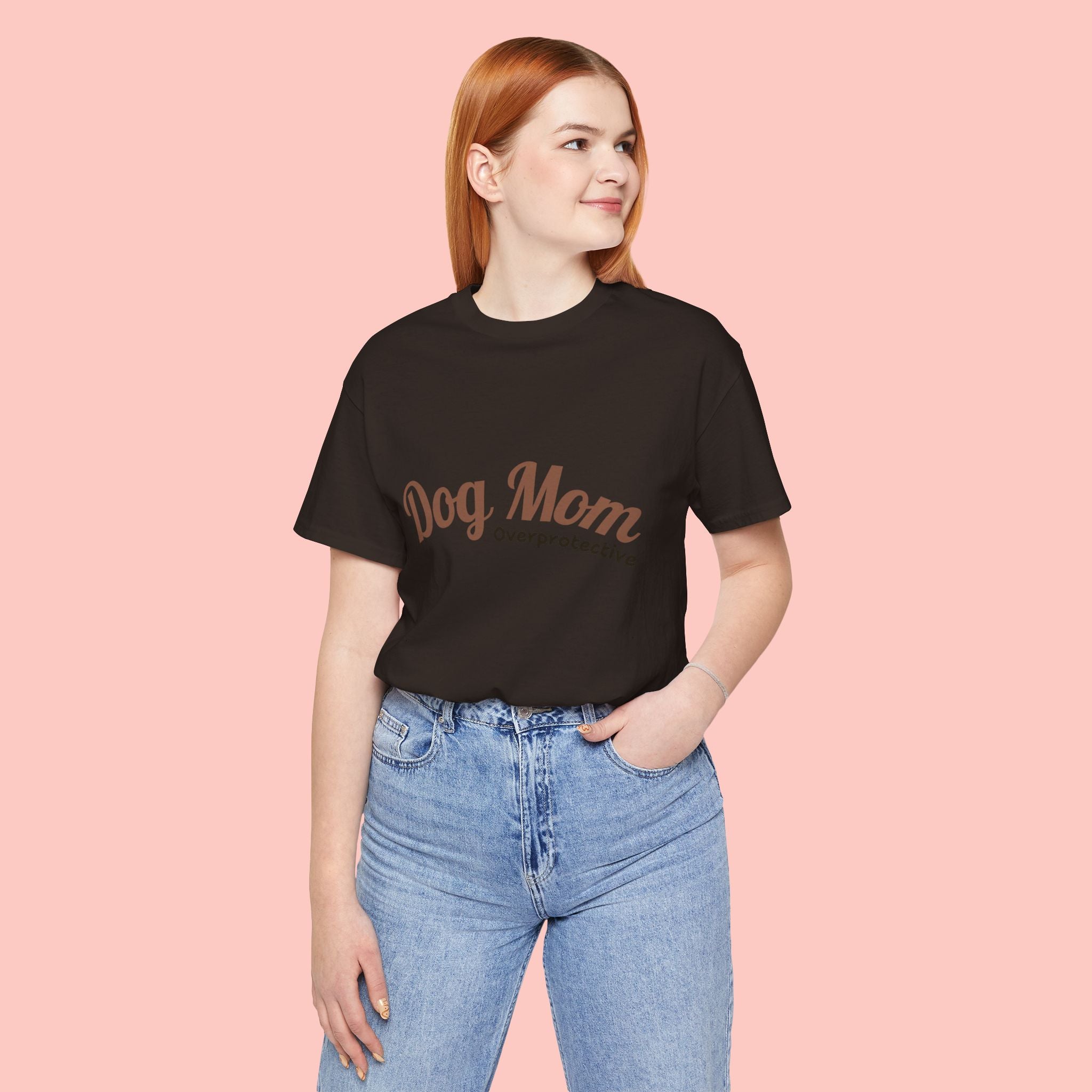 Dog Mom Overprotective T-Shirt – Cute Pet Lover Tee