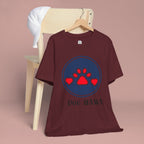 Dog Mama T-Shirt — Cute Paw & Heart Graphic Tee for Dog Lovers