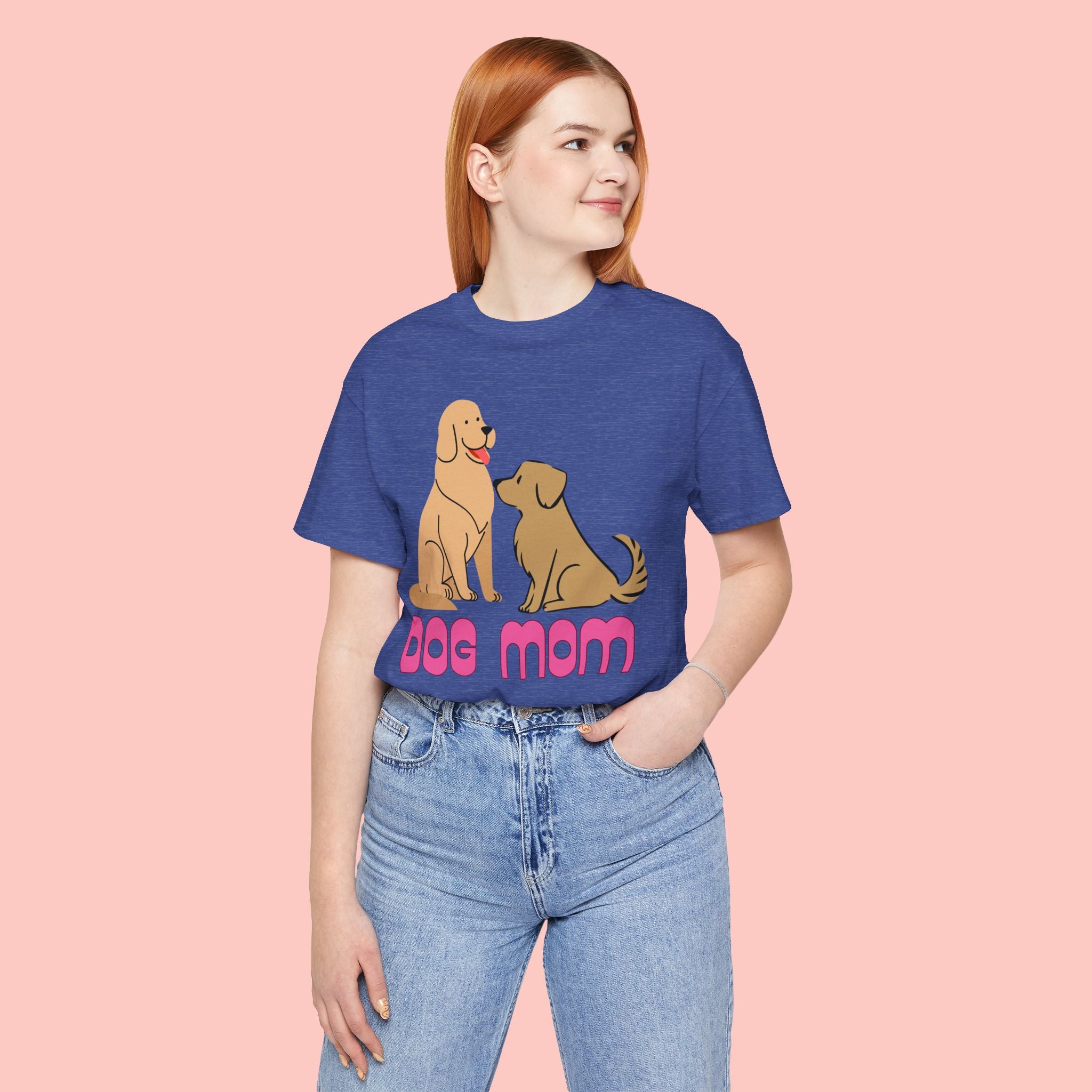 Dog Mom T‑Shirt — Cute Retro Dogs Graphic Tee for Dog Lovers
