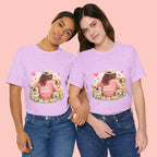 Dog Mom T-Shirt - Cute Woman with Dogs Graphic Tee