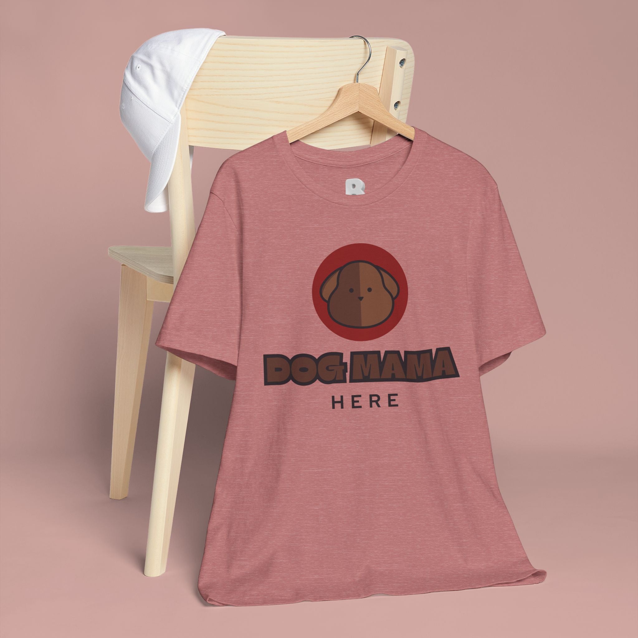 Dog Mama T-Shirt – Cute Brown Pup Graphic Tee