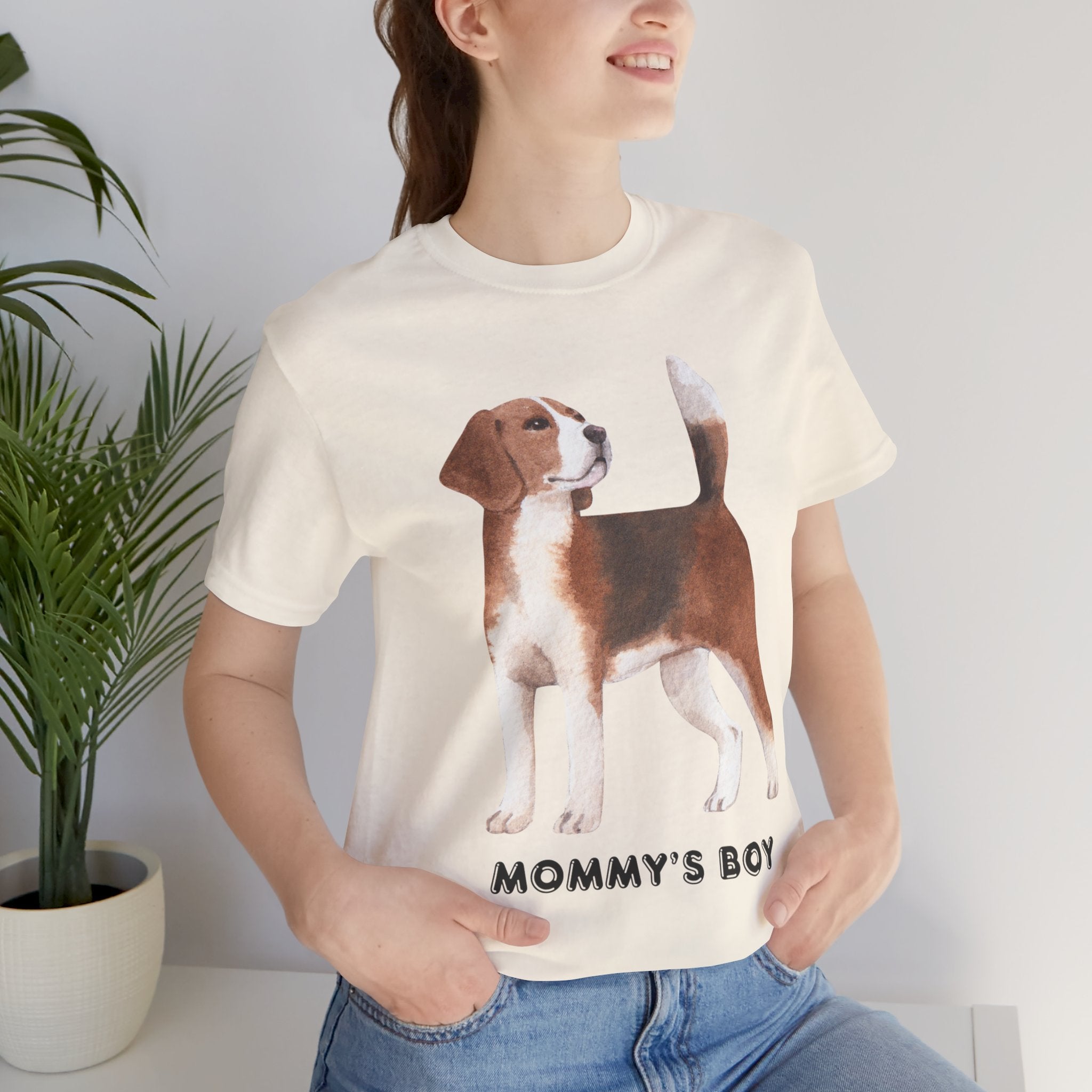 Mommy's Boy Beagle T-Shirt — Cute Dog Lover Tee