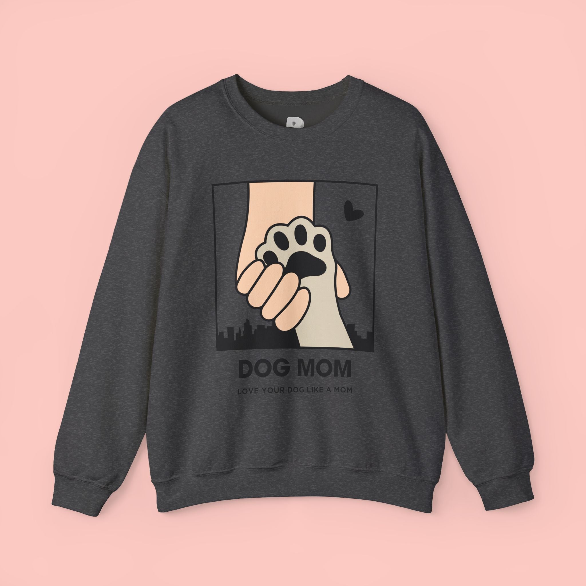 Dog Mom Crewneck Sweatshirt – Paw Hold Design