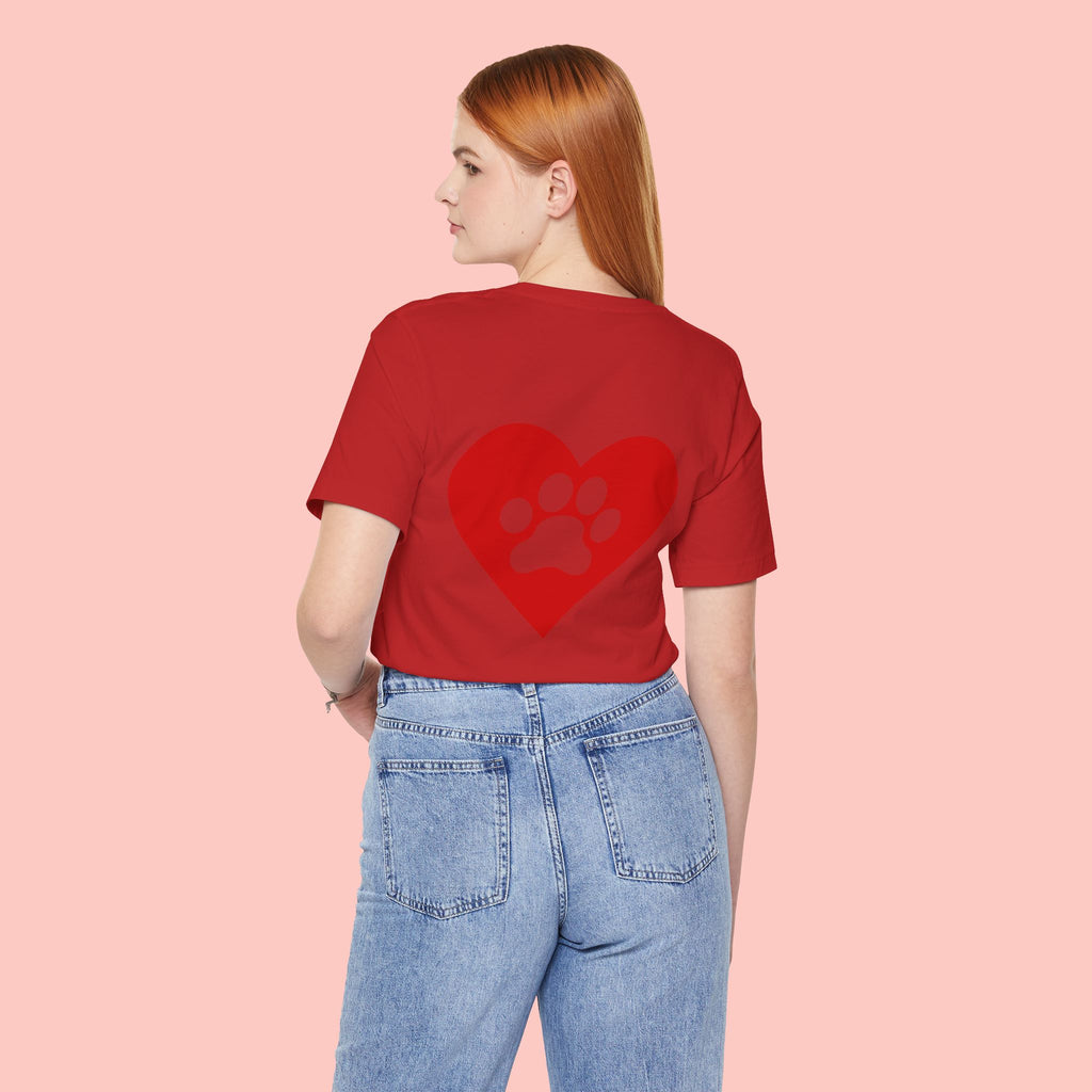 Pet Lover Heart Paw T-Shirt