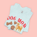 Dog Mom T-Shirt — Cute Shiba & Treats “My Dog Is My Whole World” Tee