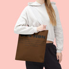 Dog Mom Tote Bag - 'Dog Mom' Printed Canvas Carryall, Gift for Dog Lovers