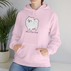 Pomeranian 'Mom's Little Child' Hoodie – Cute White Dog Graphic Pullover
