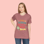 Dog Lover T-Shirt — "This Human Belongs to a Dog" Cute Paw Print Tee