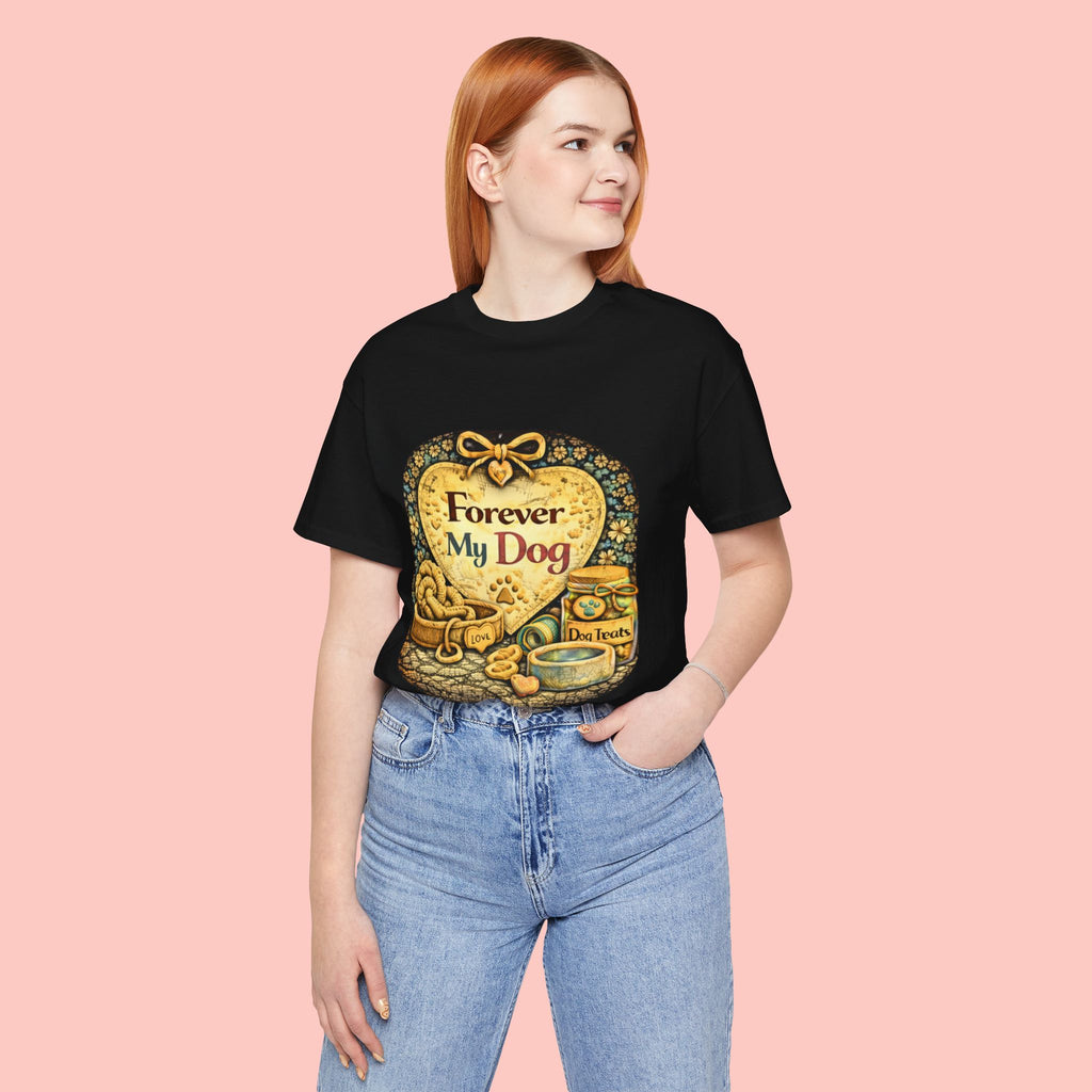 Dog T-Shirt — "Forever My Dog" Vintage Pet Lovers Tee