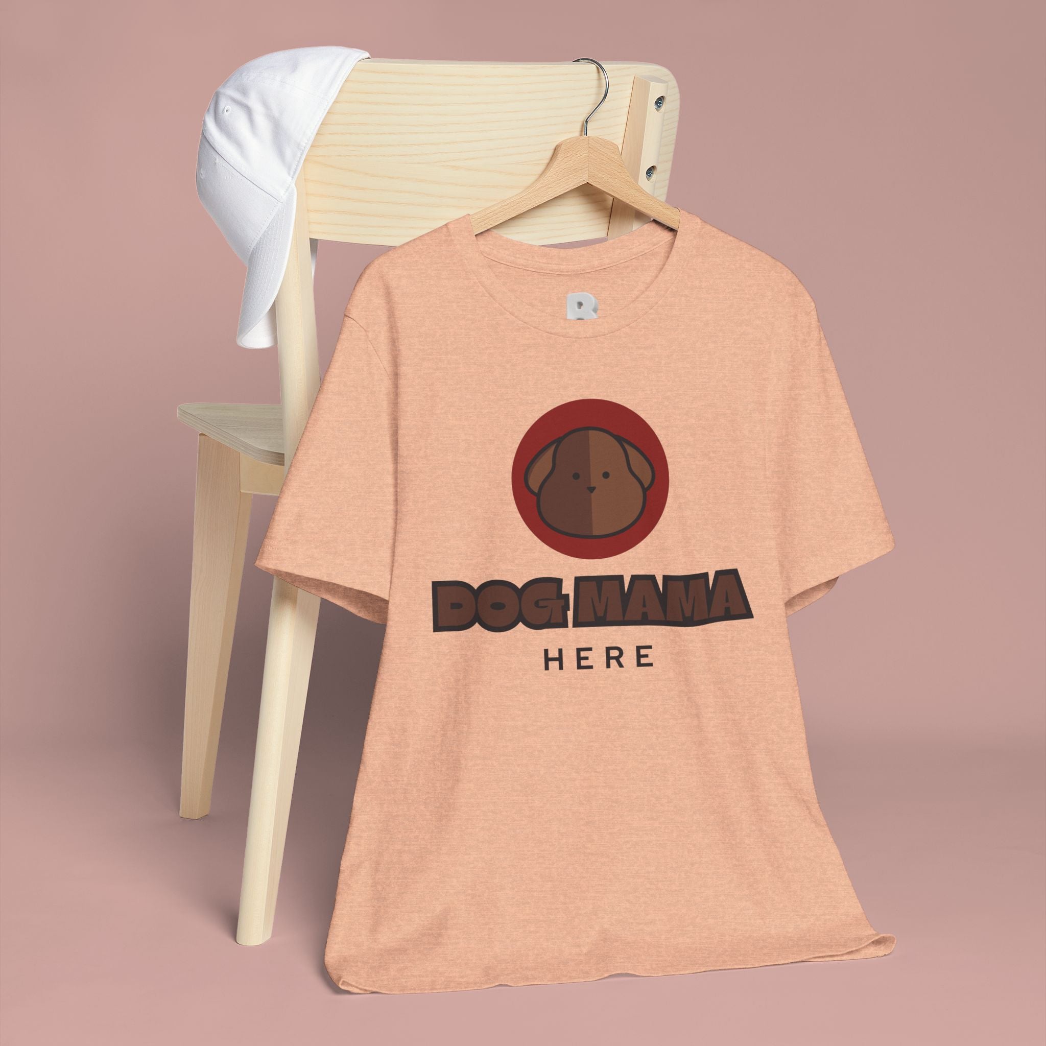 Dog Mama T-Shirt – Cute Brown Pup Graphic Tee