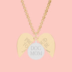 Engravable Hidden Message Heart Necklace - Secret Wing Locket Jewelry