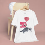 Kiss Your Dog T-Shirt — Cute Corgi with Heart Balloon Pet Lover Tee