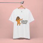 Chilling With My Chind T-Shirt — Funny Dabbing Cat Graphic Tee