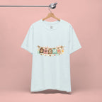 Pet Mom Banner Tee — Cute Paw Print "MOM" Graphic T-Shirt