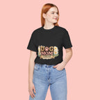 Dog Mom Forever T‑Shirt — Floral Paw Print Tee for Pet Lovers