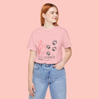 Dog Cuddle Tee – "Would Rather Cuddle My Dog" Paw Print Floral T-Shirt