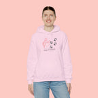 Dog Cuddle Hoodie – Minimal Paw Print & Script Pet Lover Sweatshirt